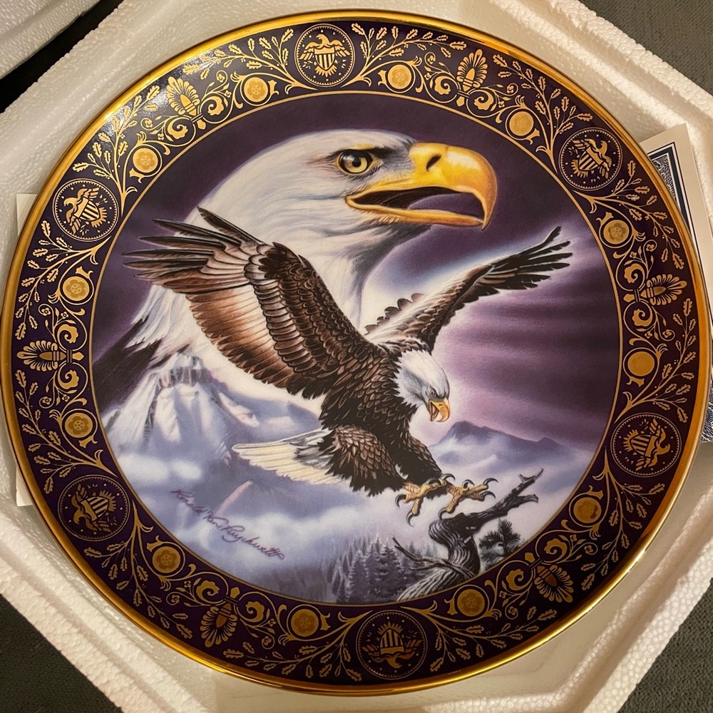 Franklin Mint Royal Doulton Majestic Freedom Collectors Plate